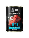 JOHN DOG Karma Mokra Dla Psa Pure Black Junior Jeleń 400g