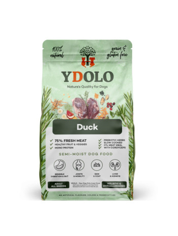 YDOLO Duck Kaczka Karma Półwilgotna Dla Psa 2,5 kg