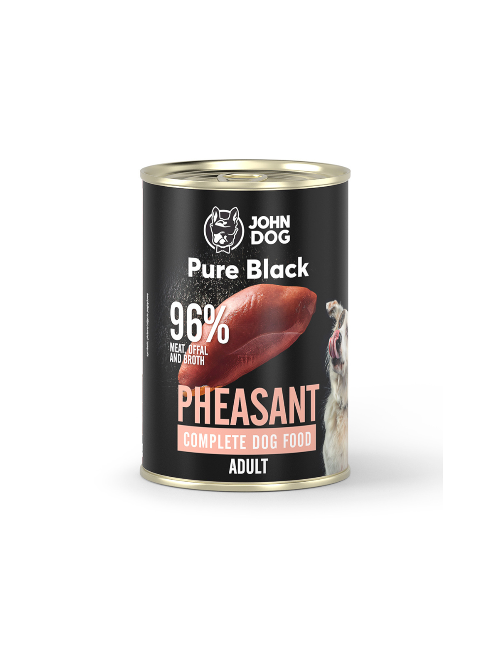 JOHN DOG Karma Mokra Pure Black Bażant 400g