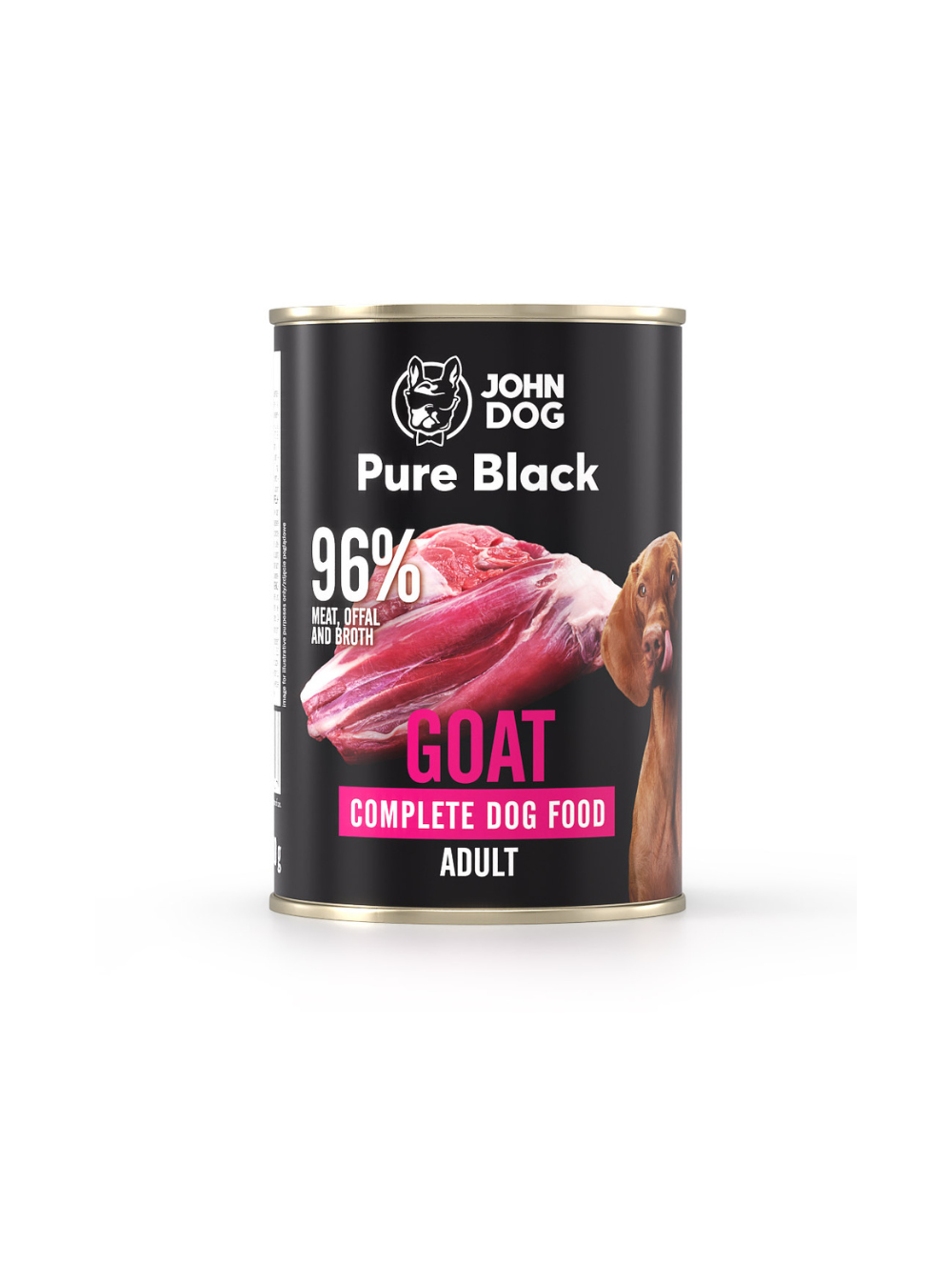 JOHN DOG Karma Mokra Pure Black Kozina 400g